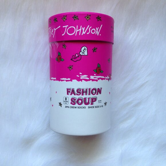Betsey Johnson Fashion Soup 3-Pair Sock Pack Size 5-10 NWT - Picture 1 of 6